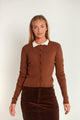 Wide Rib Knit Cardigan