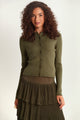 Wide Rib Knit Cardigan