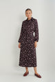 Printed Round Neck Slip Dress