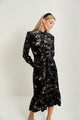 Velour Tie Front Dress