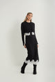 Lace Hem Knit Set