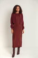 Round Neck Slip Dress Solid