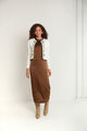 Round Neck Slip Dress Solid