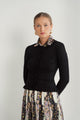 Fitted Cardigan w/ Button Opening