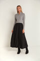 Half Zip Twofer Dress