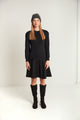 Flared Sweatshirt Dress
