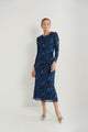 Mesh Ruching Dress