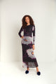 Mesh Ruching Dress