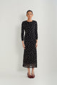 Mesh Ruching Dress