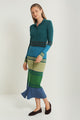 Front Open Striped Dress