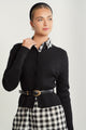 Wide Rib Knit Cardigan