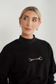Mock Neck Sweatshirt