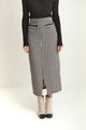 Tweed Skirt w/ Slit
