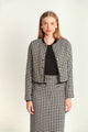Tweed Jacket w/ Lace