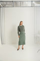 Round Neck Slip Dress Solid