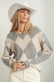 Argyle Oversized Sweater