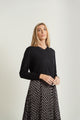 V Neck Crop Knit Top