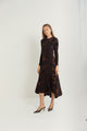 Velour Burnout Skirt