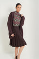 Knit Pleated Skirt 23"