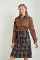 Suede Trench Jacket