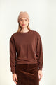 Oversized Sweatshirt w/ Corduroy