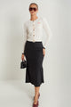 Suede Slip Skirt