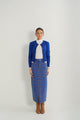 Print Denim Skirt