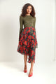 Ruffled Skirt