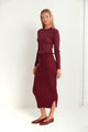 Wide Rib Knit Skirt
