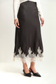 Slip Skirt With Lace