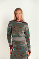 Oversized Jacquard Knit Sweater