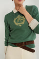 Embroidery Knit Sweater