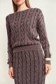 Cable Knit Wash Sweater