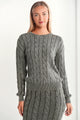 Cable Knit Wash Sweater