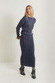 Cable Knit Wash Skirt