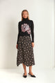 Mock Wrap Skirt