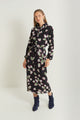 Printed Round Neck Slip Dress