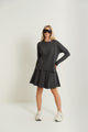 Knit Pleated Skirt 20"