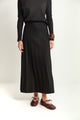 Knit Pleated Skirt - Ankle Length