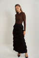 Ruffled Layered Skirt