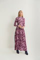 Printed Pleated Skirt