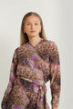 Satin Wrap Top