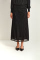 Yoke Ruching Slip Skirt