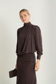Double Layered Draped Bouse