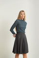 Knit Pleated Skirt 23"