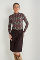 Knit Pleated Skirt 25"
