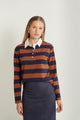 Boxy Fit Wide Stripe Top