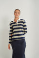 Boxy Fit Wide Stripe Top