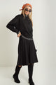 Knit Pleated Skirt 25"