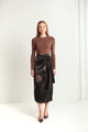 Mock Wrap Skirt